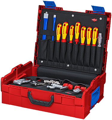 Набор инструментов KNIPEX BOXX чемодан инструментальный для сантехники, 52 пр. Набор инструментов KNIPEX BOXX чемодан инструментальный для сантехники, 52 пр.
