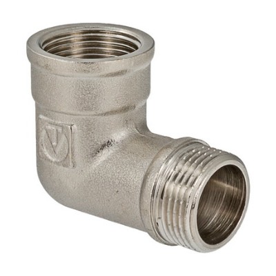 Угольник VALTEC 3/4 внутренняя-наружная резьба, 90 градусов, никелированная латунь Угольник VALTEC 3/4 внутренняя-наружная резьба, 90 градусов, никелированная латунь