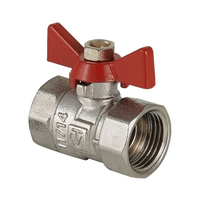 Кран шаровой VALTEC Compact 1/2 ВВ, бабочка Кран шаровой VALTEC Compact 1/2 ВВ, бабочка