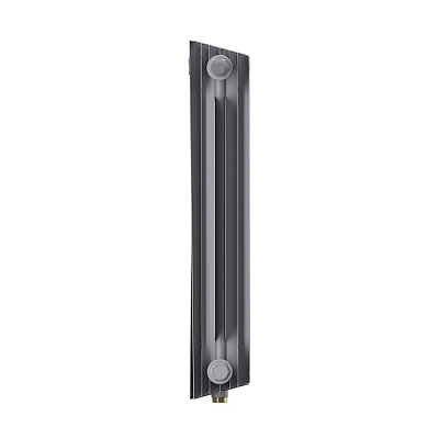 Биметаллический секционный радиатор отопления Royal Thermo Pianoforte Silver Satin 500 / 8 секций нижнее правое подключение