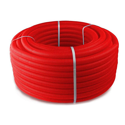 Труба гофрированная Valfex CorrugatedPipe 28x24 мм красная Труба гофрированная Valfex CorrugatedPipe 28x24 мм красная