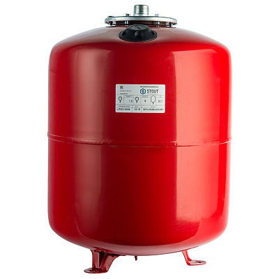 Расширительный бак Stout STH-0006 80 л с опорными стойками, для системы отопления Расширительный бак Stout STH-0006 80 л с опорными стойками, для системы отопления