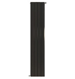 Алюминиевый секционный радиатор отопления Stout Sebino 2000 / 6 секций (черный)