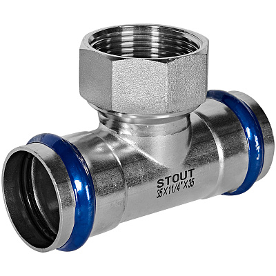Тройник-переходник Stout из нержавеющей стали 22х3/4 ВПр-ВР (SSS-2015-002234) Тройник-переходник Stout из нержавеющей стали 22х3/4 ВПр-ВР (SSS-2015-002234)