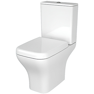 Унитаз напольный Vitra 9843B003-7201 безободковый Polar, двурежимный механизм смыва 3/6 л, дюропластовое сиденье микролифт