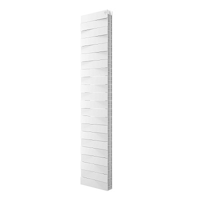 Биметаллический секционный радиатор отопления Royal Thermo PianoForte Tower Bianco Traffico 300 / 22 секций нижнее подключение Биметаллический секционный радиатор отопления Royal Thermo PianoForte Tower Bianco Traffico 300 / 22 секций нижнее подключение