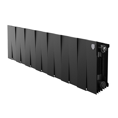 Биметаллический секционный радиатор отопления Royal Thermo PianoForte Noir Sable 200 / 14 секций Биметаллический секционный радиатор отопления Royal Thermo PianoForte Noir Sable 200 / 14 секций