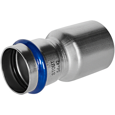 Муфта переходная Stout из нержавеющей стали 54х42 НПр-ВПр (SSS-2020-005442) Муфта переходная Stout из нержавеющей стали 54х42 НПр-ВПр (SSS-2020-005442)