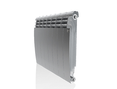 Биметаллический секционный радиатор отопления Royal Thermo Biliner Satin Silver 500 / 8 секций Биметаллический секционный радиатор отопления Royal Thermo Biliner Satin Silver 500 / 8 секций