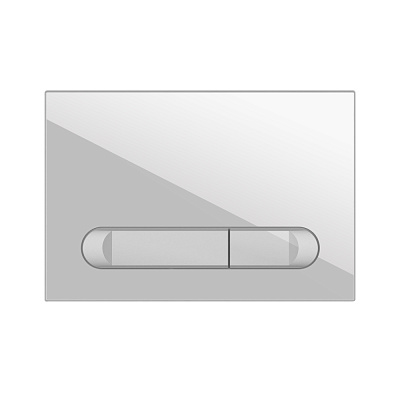 Кнопка смыва Cersanit ESTETICA для LINK PRO/VECTOR/LINK/HI-TEC пластик белый Кнопка смыва Cersanit ESTETICA для LINK PRO/VECTOR/LINK/HI-TEC пластик белый