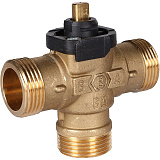 Зональный клапан Stout компактный 3-ходовой, сервопривод 230V, с кабелем 1м, НР 1, Kv 8 (SVM-0170-300125)