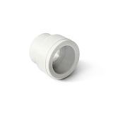 Муфта из полипропилена PRO AQUA PP-R переходная белая (40-20), арт.PA12614008