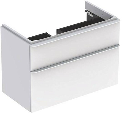 Тумба под раковину Geberit Smyle Square 88x61 белый 500.354.00.1