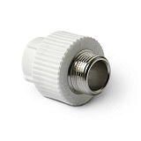 Муфта полипропиленовая комбинированная PRO AQUA PP-R НР белая (32-1/2), арт.PA23015P