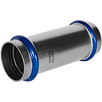 Муфта надвижная Stout из нержавеющей стали 42 ВПр (SSS-2019-000042) Муфта надвижная Stout из нержавеющей стали 42 ВПр (SSS-2019-000042)