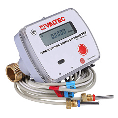 Теплосчётчик ультразвуковой VALTEC TCY-15.15.R.I.00.H, RS-485, 4 импульсных входа, 1,5 м3/час (на обратный тр.)