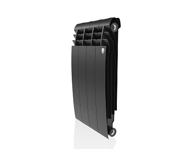 Биметаллический секционный радиатор отопления Royal Thermo Biliner Noir Sable 500 / 1 секция Биметаллический секционный радиатор отопления Royal Thermo Biliner Noir Sable 500 / 1 секция
