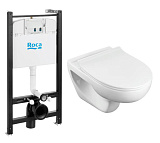 Комплект Roca Victoria Pack подвесной унитаз, инсталляция, сиденье 893105010