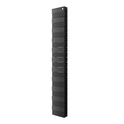 Биметаллический секционный радиатор отопления Royal Thermo PianoForte Tower Noir Sable 200 / 22 секций нижнее подключение Биметаллический секционный радиатор отопления Royal Thermo PianoForte Tower Noir Sable 200 / 22 секций нижнее подключение