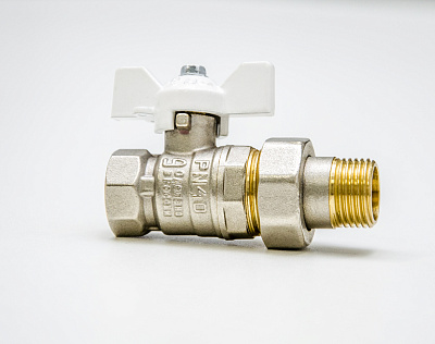 Кран шаровой LD 47.20.В-ГШ.Б (white) Кран шаровой LD 47.20.В-ГШ.Б (white)