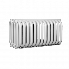 Стальной трубчатый радиатор отопления КЗТО РС 5, пятитрубный, 300 9 секций
