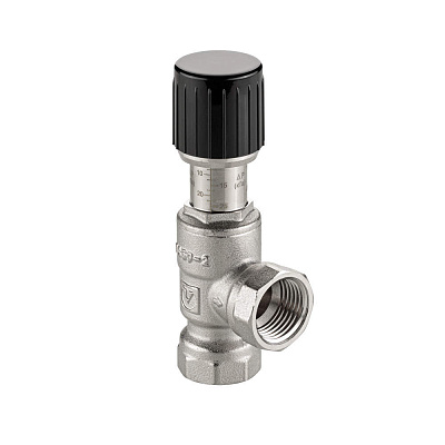 Клапан перепускной VALTEC угловой 3/4 (20-60 кПа) (VT.665.N.0502) Клапан перепускной VALTEC угловой 3/4 (20-60 кПа) (VT.665.N.0502)
