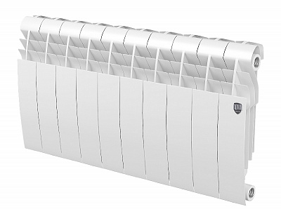 Биметаллический секционный радиатор отопления Royal Thermo BILINER B 350 Белый / 10 секций Биметаллический секционный радиатор отопления Royal Thermo BILINER B 350 Белый / 10 секций