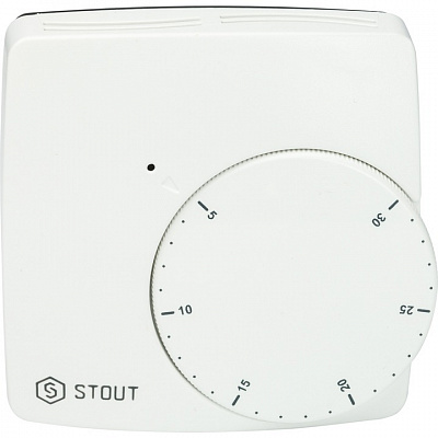 Комнатный термостат Stout WFHT-BASIC для нормально-закрытых сервоприводов Комнатный термостат Stout WFHT-BASIC для нормально-закрытых сервоприводов