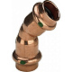Отвод 45 медный Viega Profipress с SC-Contur d=14 (арт. 444 051)