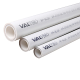Полипропиленовая труба VALTEC армированная алюминием PP-ALUX PN 25, VTp.700.AL25.90, 90x15 мм