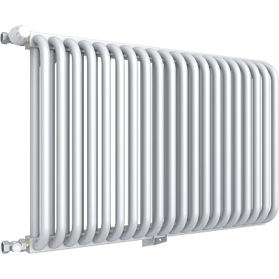 Стальной трубчатый радиатор отопления Rommer RST 2050/13 нижнее правое подключение RAL9016