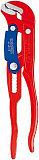 Трубный ключ KNIPEX 1 1/2 , S-образные тонкие губки, с быстрой регулировкой, d60 мм (2 3/8 ), 420 мм, красный, Cr-V