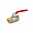 Кран шаровой Tiemme TORNADO 2381R07 со стальной рукояткой наруж./внутр. 1 1/4