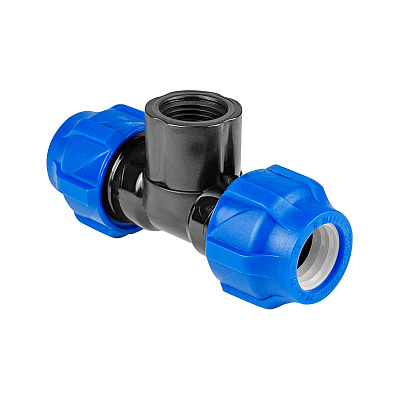 Тройник Valfex ПНД компрессионный переходной с внутренней резьбой 32х1 1/4х32