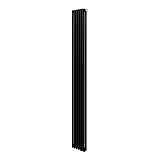 Стальной трубчатый радиатор отопления Royal Thermo Shift R22 VC2180 - 06 секций RAL9005m (черный)