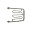 Полотенцесушитель водяной Термодизайн STANDART Dw (без полки) (AISI 304) H=500, W=800