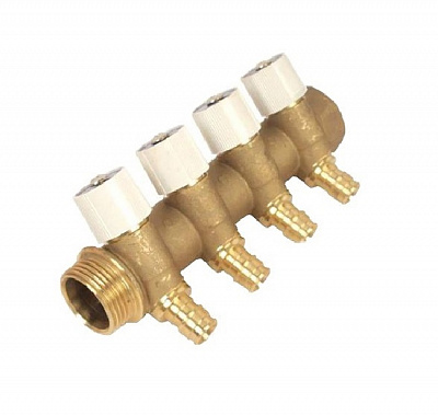 Коллектор Uponor Q E КОЛЛЕКТОР SH 1 НР/ВР С ВЕНТИЛЯМИ 4X16 Ц/Ц38ММ Коллектор Uponor Q E КОЛЛЕКТОР SH 1 НР/ВР С ВЕНТИЛЯМИ 4X16 Ц/Ц38ММ