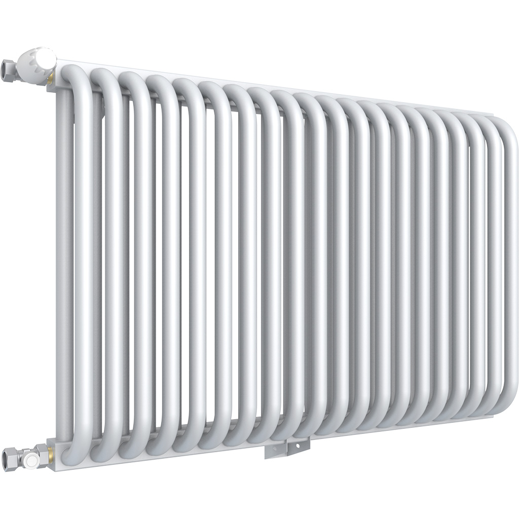 Стальной трубчатый радиатор отопления Rommer RST 2050/14 боковое подключение RAL9016