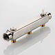 Коллектор VALTEC SQ из нержавеющей стали, шаг 100 мм 1x1/2x2 (VTc.510.SQ.060402)