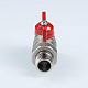 Кран шаровый VALTEC СТАНДАРТ, никель, с полусгоном, рукоятка бабочка 1, вн.-нар. PN40 (ГОСТ) (VT.127.N.06)