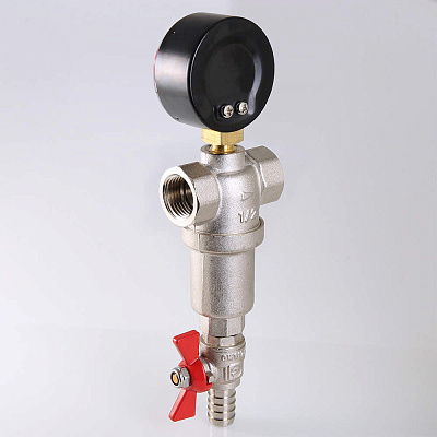 Фильтр промывной VALTEC 3/4, каскадный (500 и 100) (VT.390.N.05)