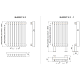 Стальной трубчатый радиатор отопления КЗТО QUADRUM 50 V 500-5